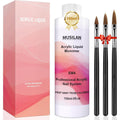 Musilan acrylic nail liquid front view bottle packaging