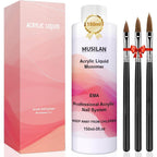 Musilan acrylic nail liquid front view bottle packaging