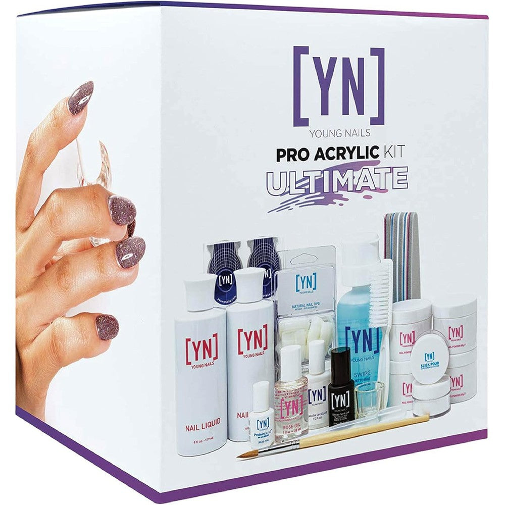 Young Nails Ultimate Professional Acrylic Kit front view