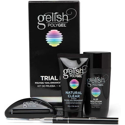 Gelish PolyGel Brand Nail Enhancement Trial Kit front view