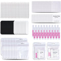 Bebbtiy Inog Press On Nail Tool Kit front view showing 20 pieces white