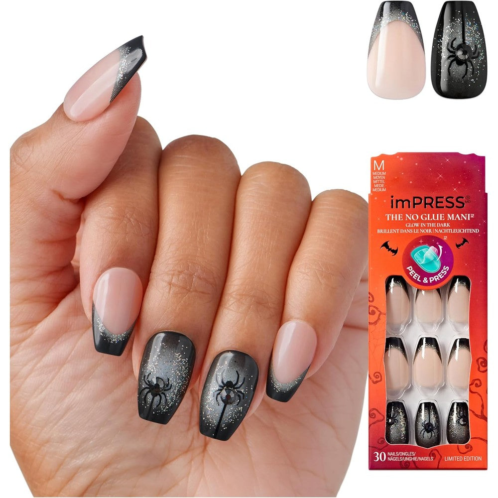 KISS imPRESS Halloween Bad Idea Right press on nails front view
