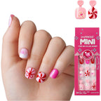 KISS imPRESS Mini Kids Press On Nails Frostsnow front packaging view