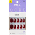 Kiss Core Press On Nails Sprightly Red front view packaging