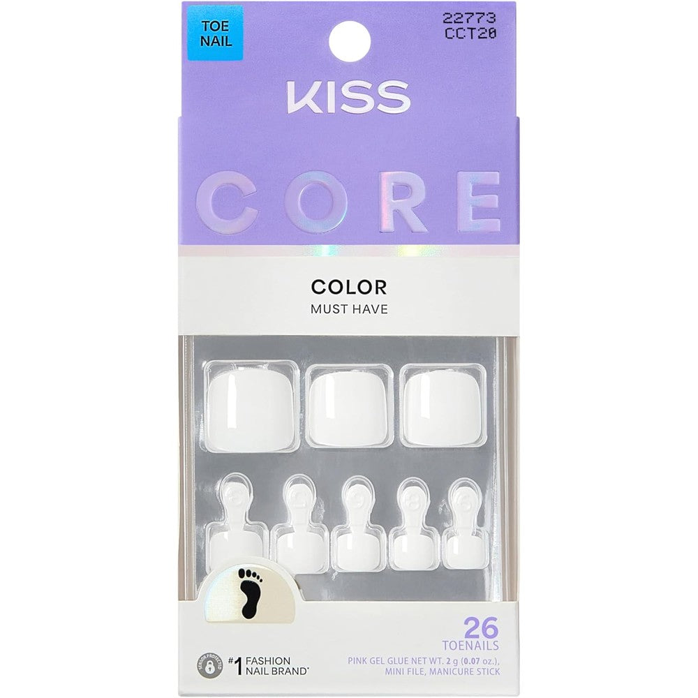 Kiss Core Press On Toenails Toe Tally Yours front view