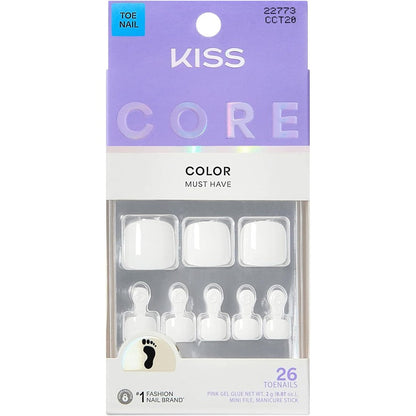 Kiss Core Press On Toenails Toe Tally Yours front view