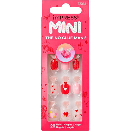 KISS imPRESS Kids Your Smile press on nails front view