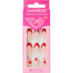 KISS imPRESS Lover red almond press on nails box front view