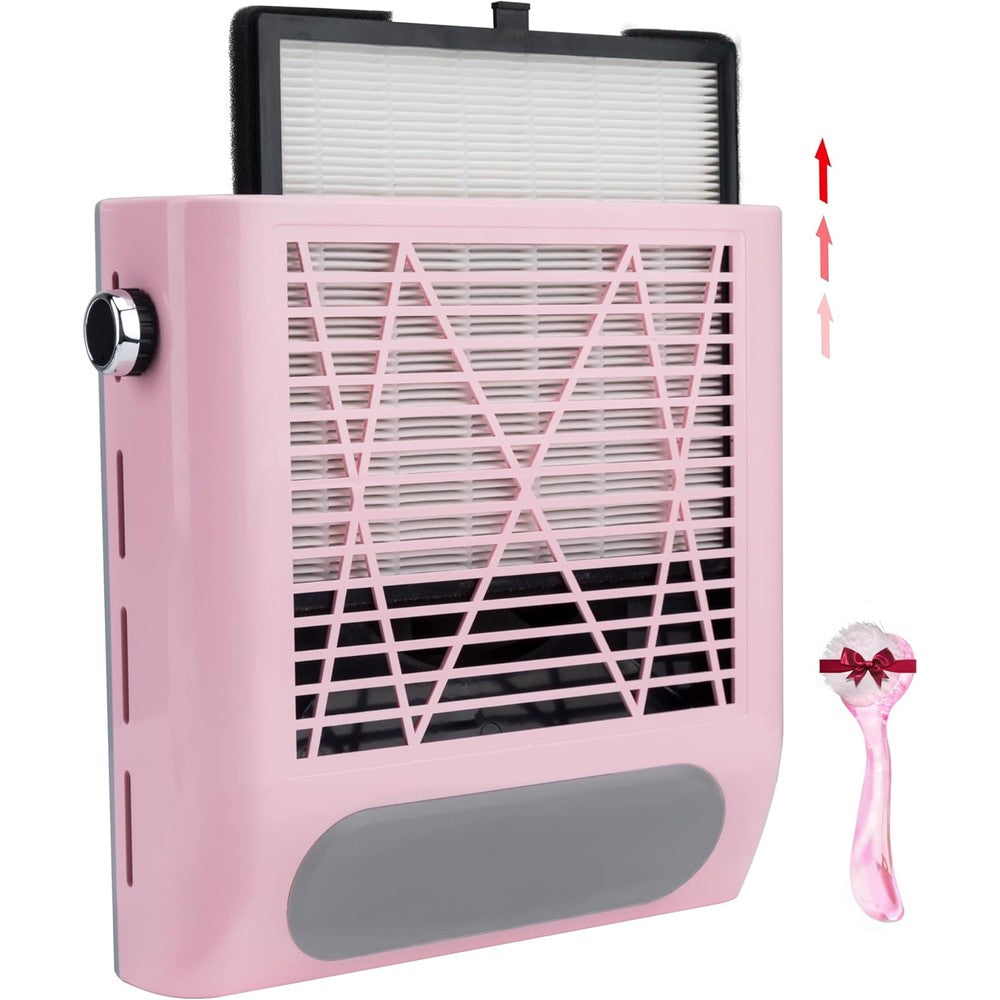 CoFashion 80W nail dust collector vacuum machine front view