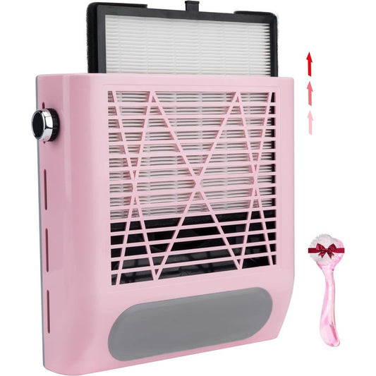 CoFashion 80W nail dust collector vacuum machine front view