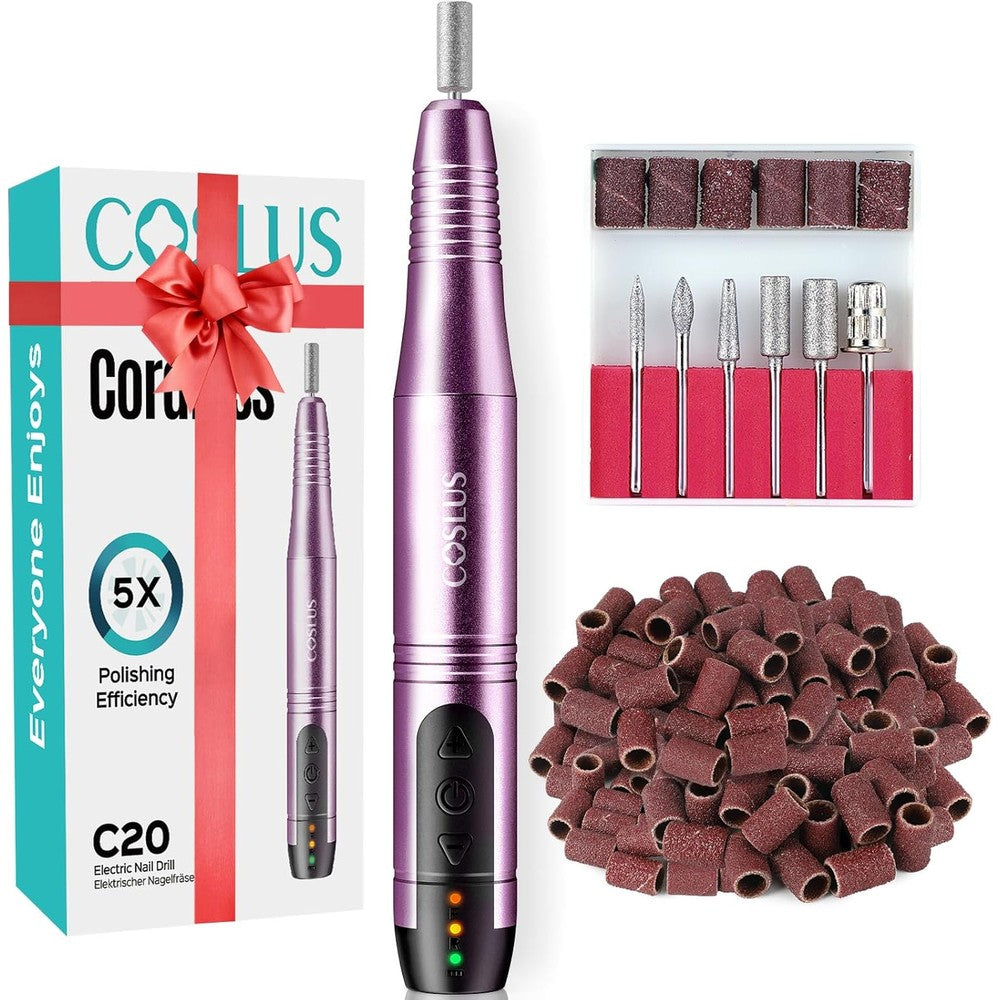 Coslus C20 Cordless Electric Nail Drill front view