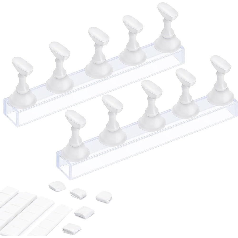 Etercycle acrylic nail display stand set with magnetic holders