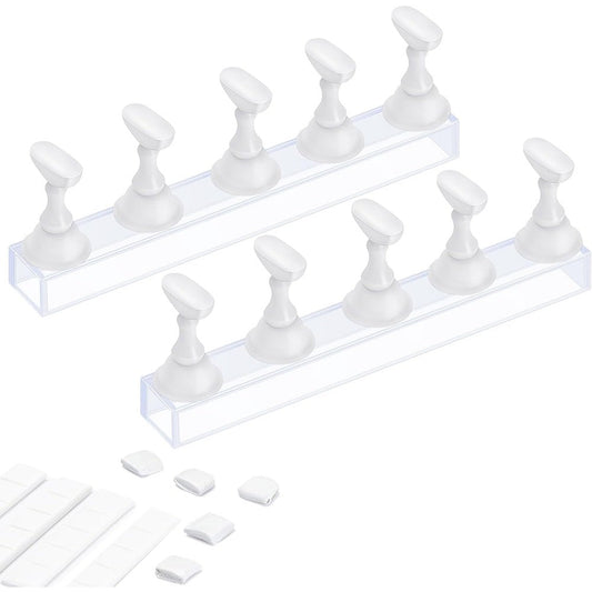 Etercycle acrylic nail display stand set with magnetic holders