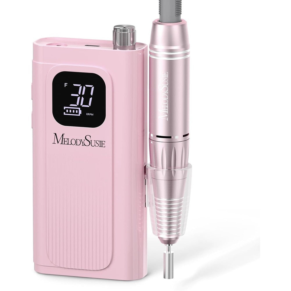 MelodySusie SC300F cordless nail drill pink front view