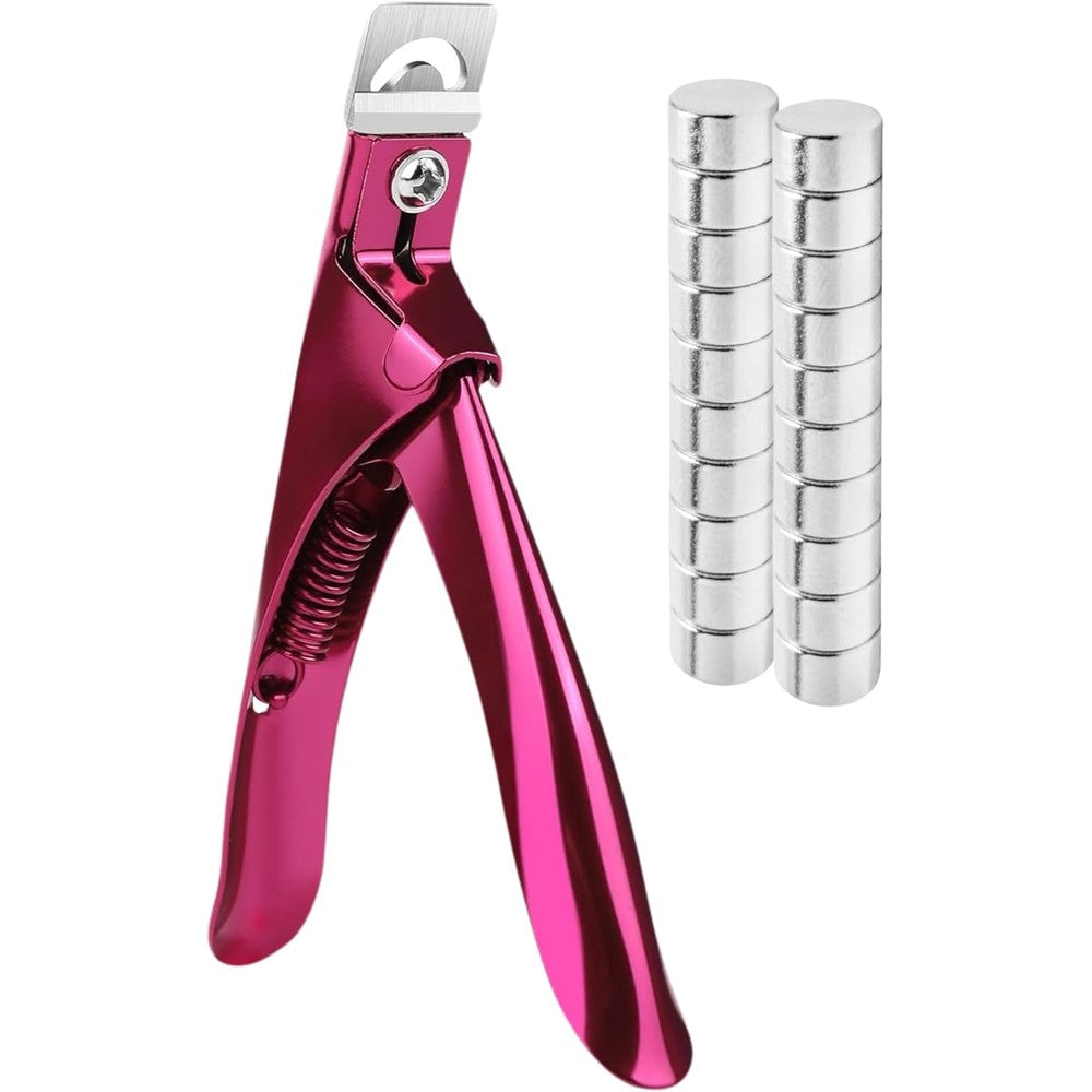 Goiern Yaya acrylic nail clipper with magnet sizer front view