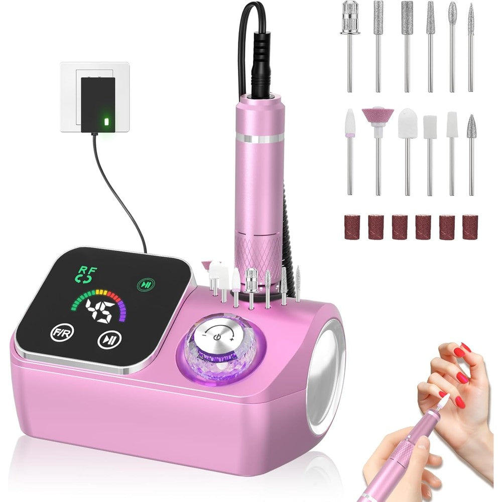 Pyvola Professional Electric Nail Drill Machine front view