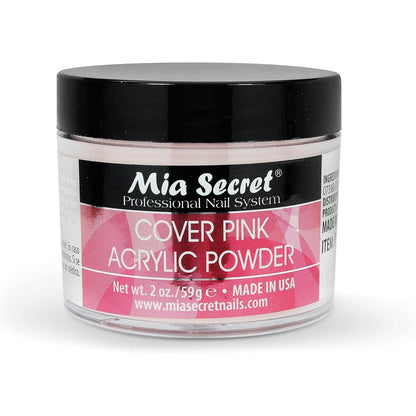 Mia Secret Cover Pink Acrylic Powder professional jar front view