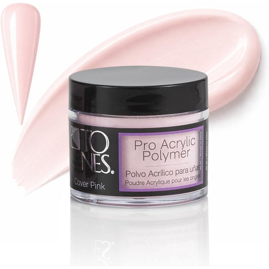 Tones Pro Acrylic Nail Powder Cover Pink front view packaging jar