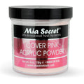 Mia Secret cover pink acrylic powder jar front view
