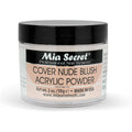 Mia Secret Cover Nude Blush Acrylic Powder front view jar