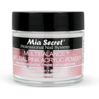Mia Secret Multibalance Natural Pink Acrylic Powder jar front view