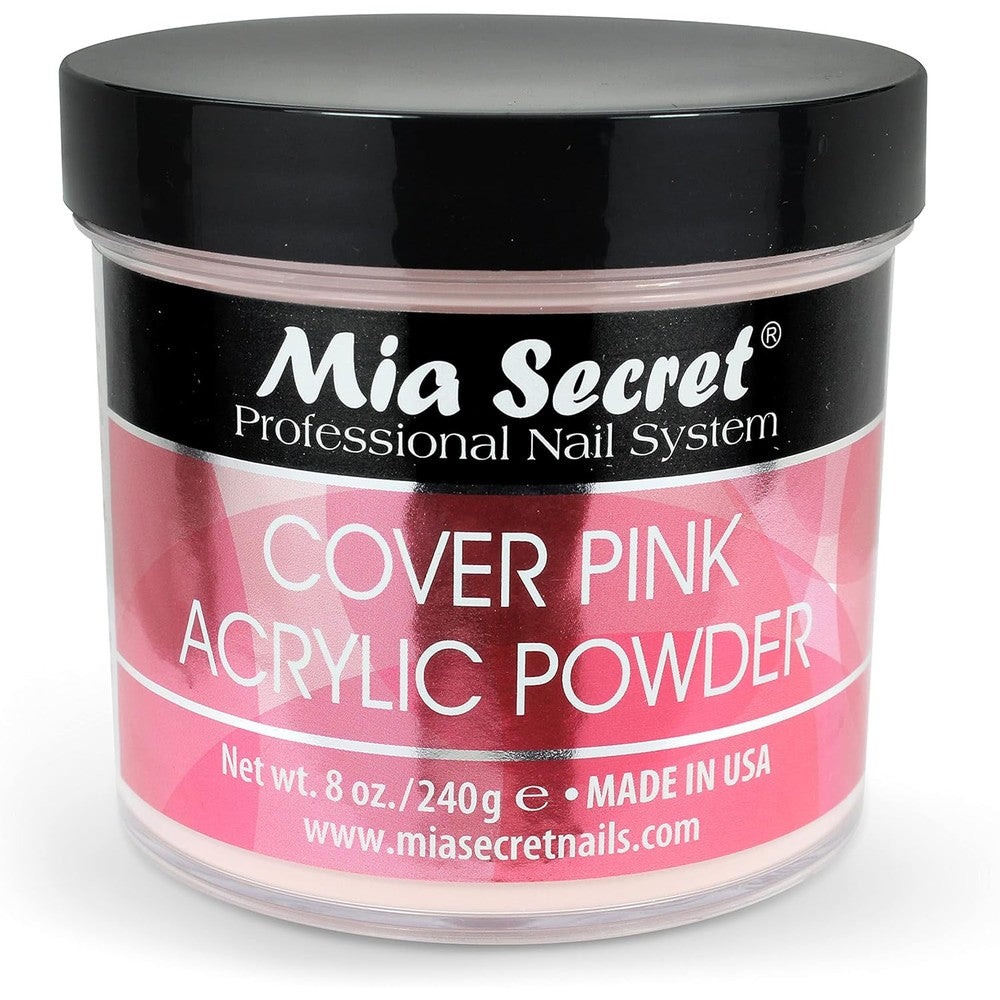 Mia Secret Cover Pink Acrylic Powder 8 Ounce front view