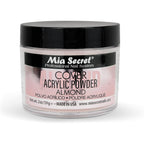 Mia Secret acrylic powder cover almond front view container