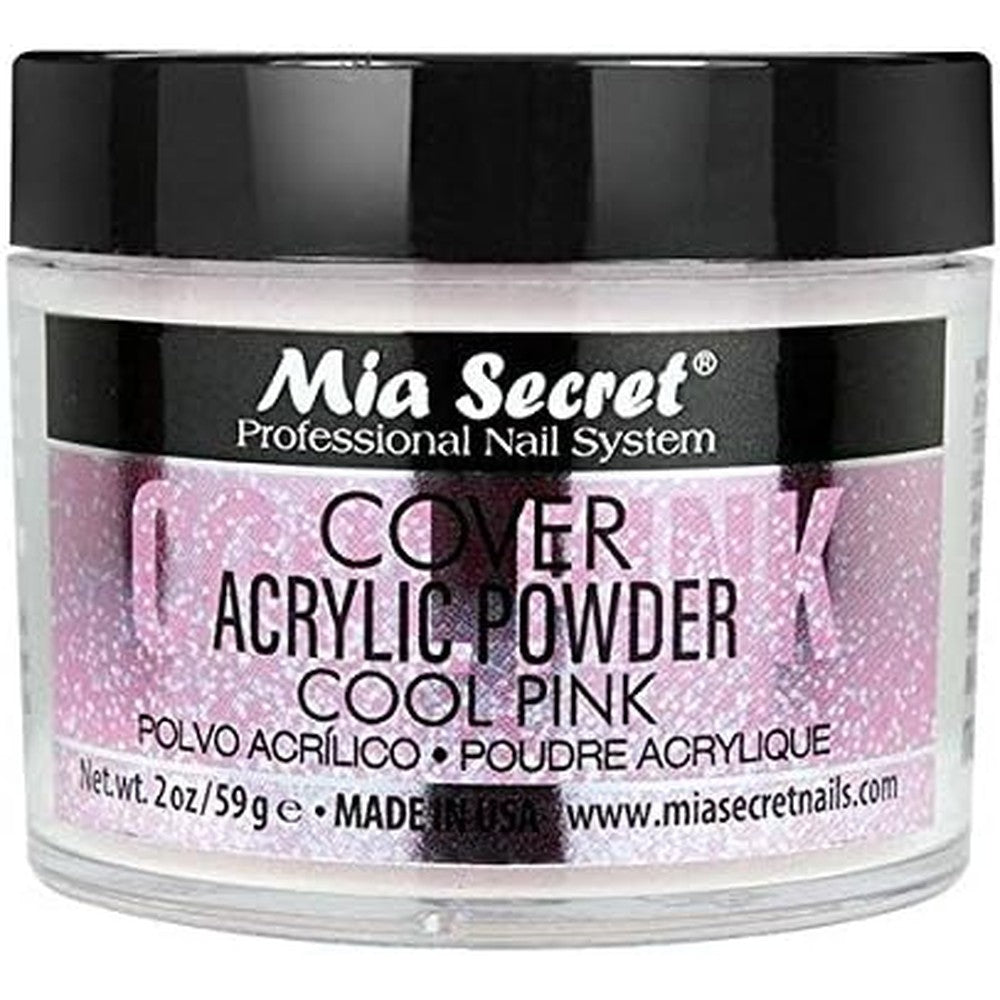 Mia Secret Cover Cool Pink Acrylic Powder 2 Ounce front view