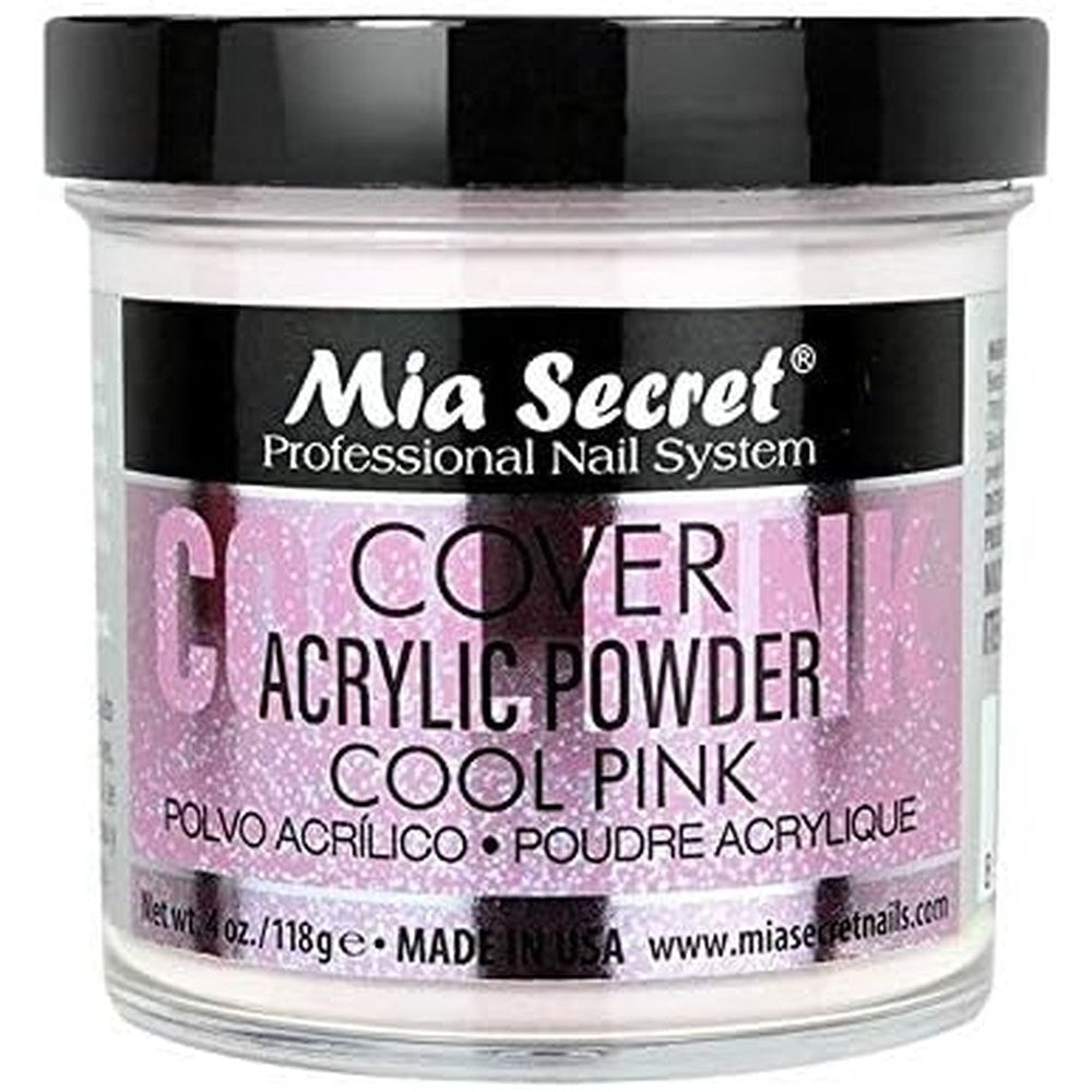 Mia Secret Acrylic Powder Cover Cool Pink 4 Ounce front view