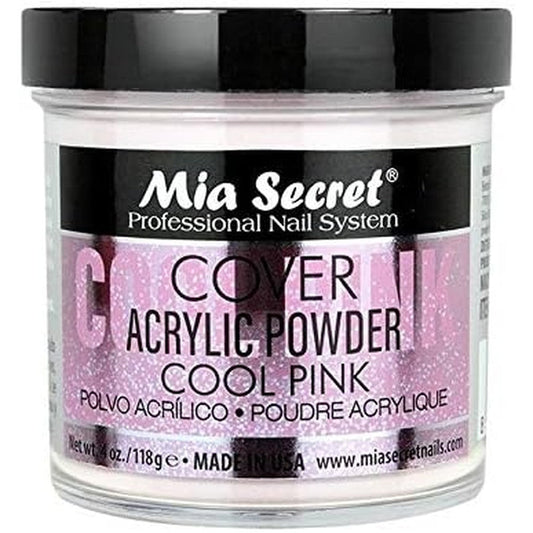 Mia Secret Acrylic Powder Cover Cool Pink 4 Ounce front view