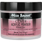 Mia Secret cover pinkish acrylic powder front view container