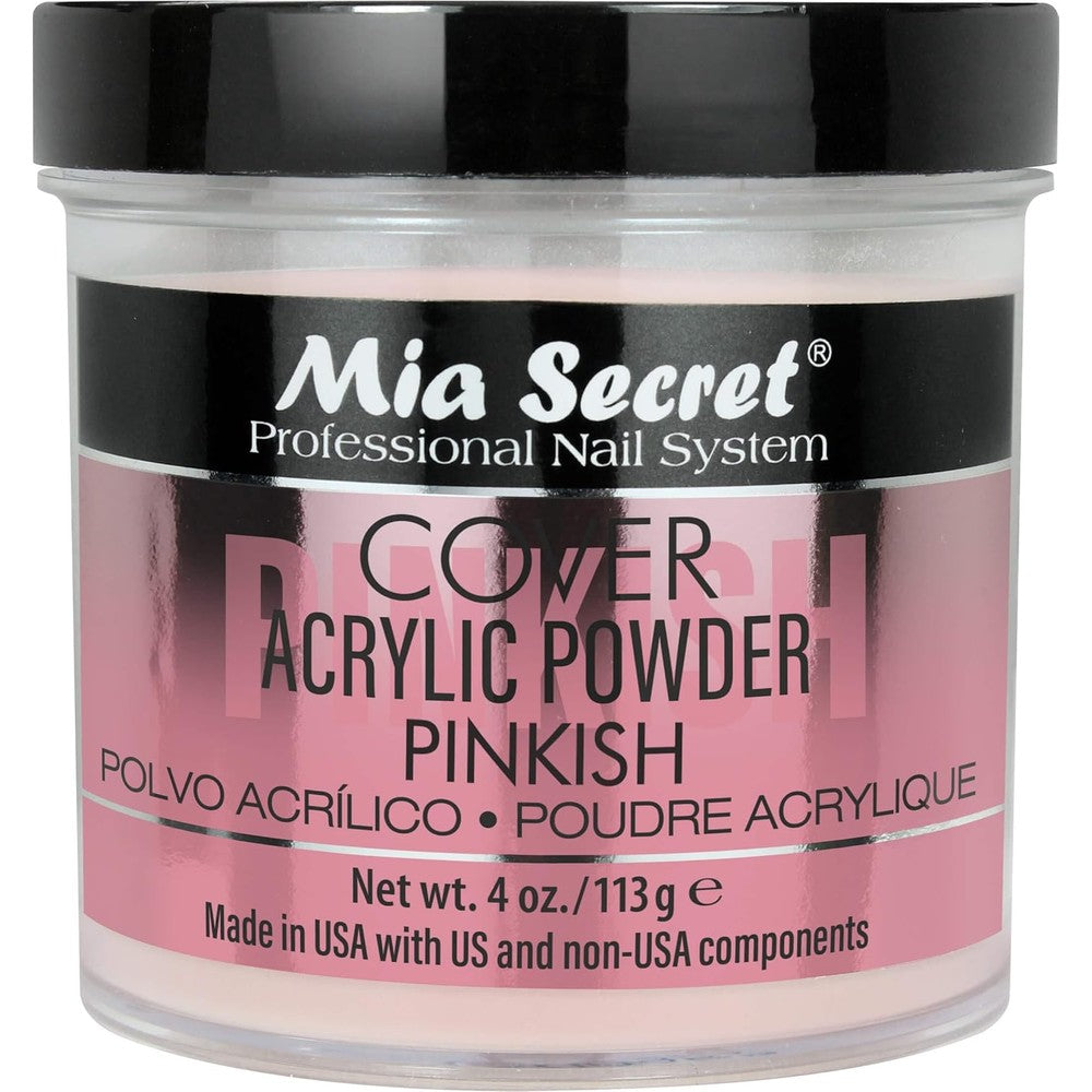 Mia Secret Cover Pinkish Acrylic Powder 4 Ounces front view