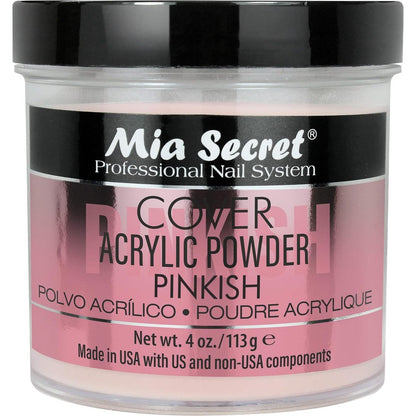 Mia Secret Cover Pinkish Acrylic Powder 4 Ounces front view
