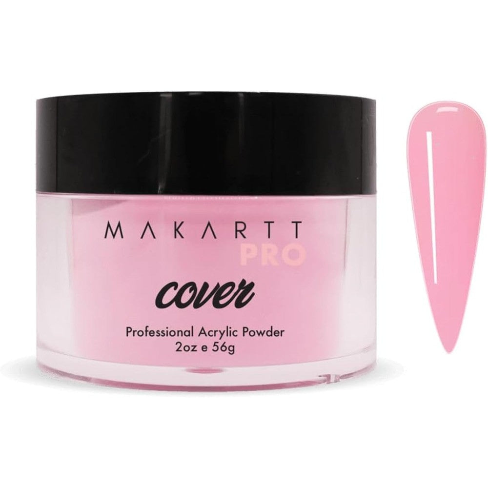 MakarttPro Acrylic Powder Rose Petal front view jar