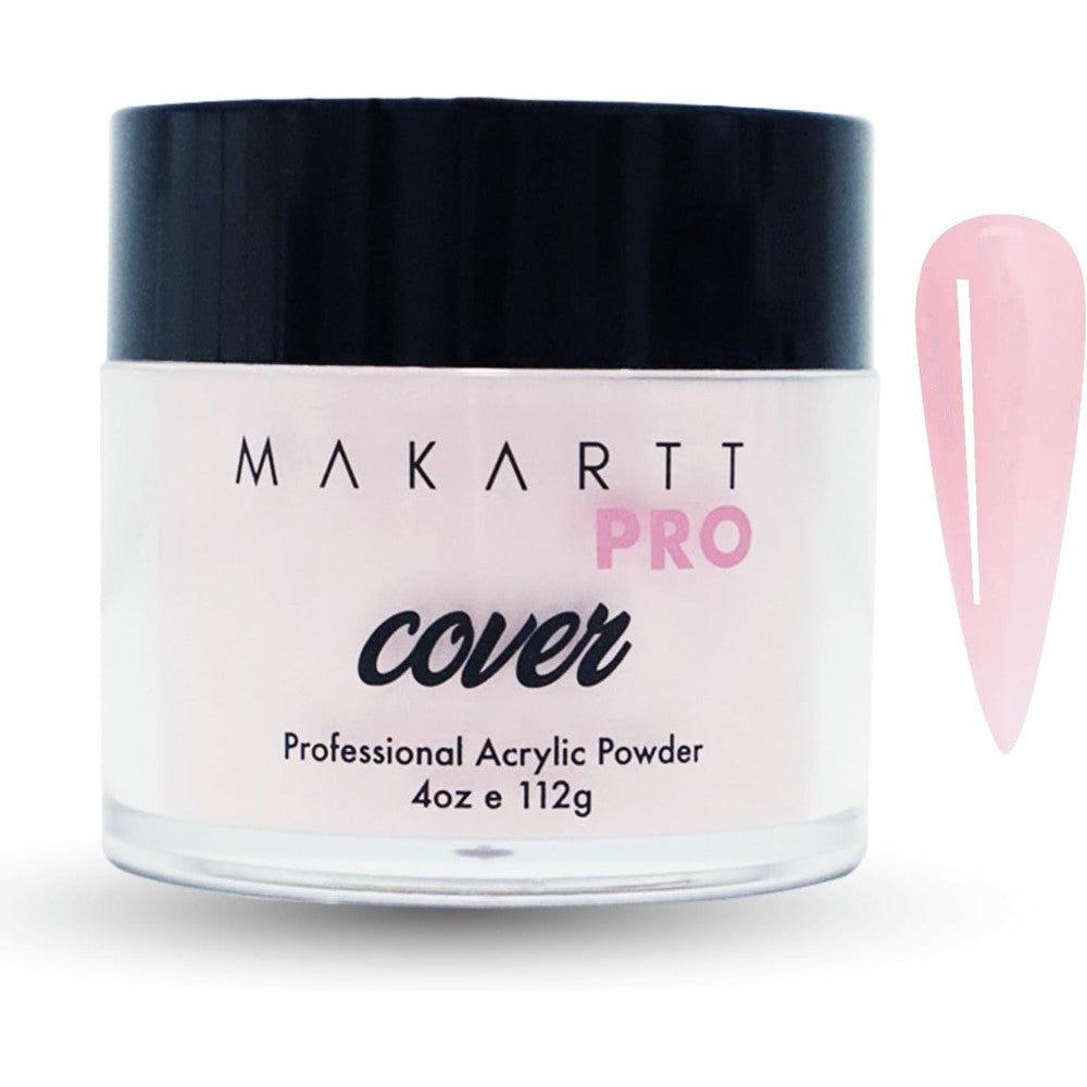 MakarttPro Acrylic Powder Rose Petal front view 112 grams container