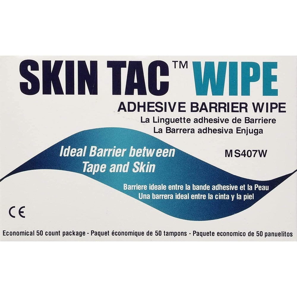 Torbot Skin-Tac Adhesive Barrier Wipes front view for medical device adhesion.