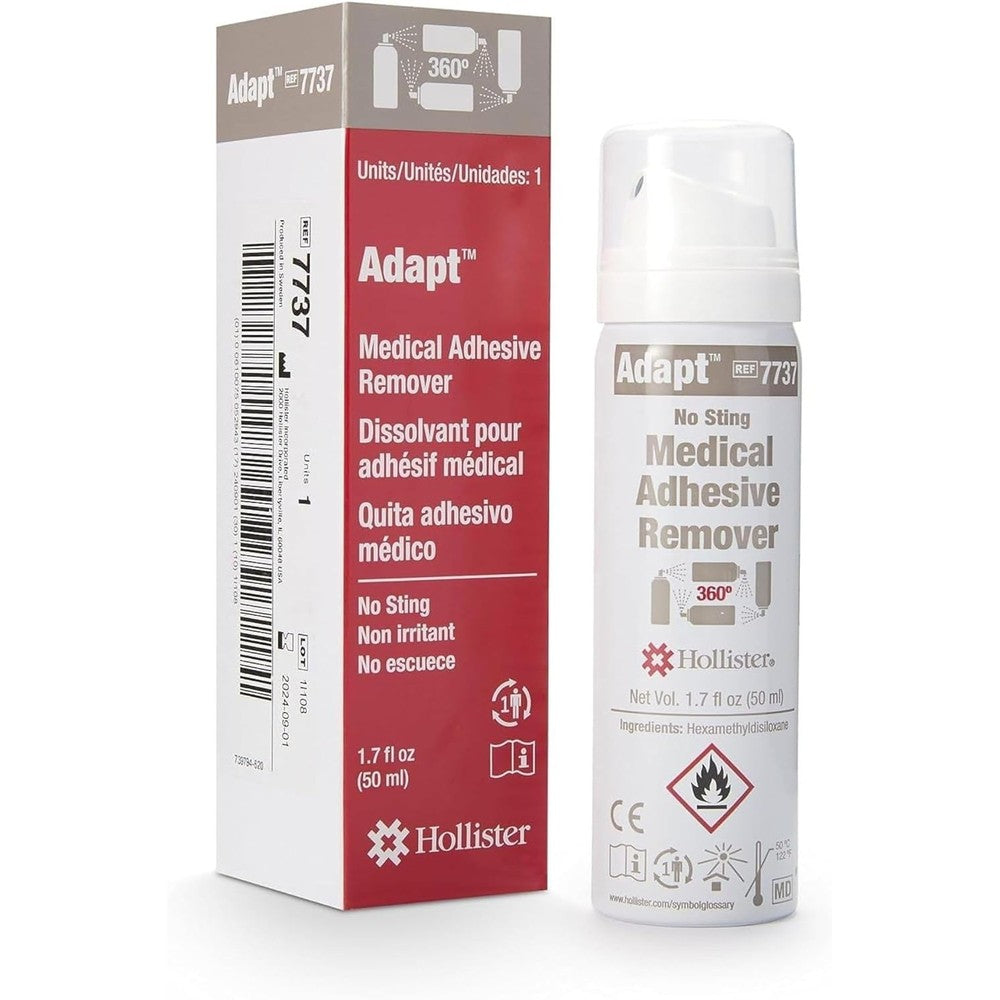 Hollister Adapt Medical Adhesive Remover Spray front view 7737 skin safety