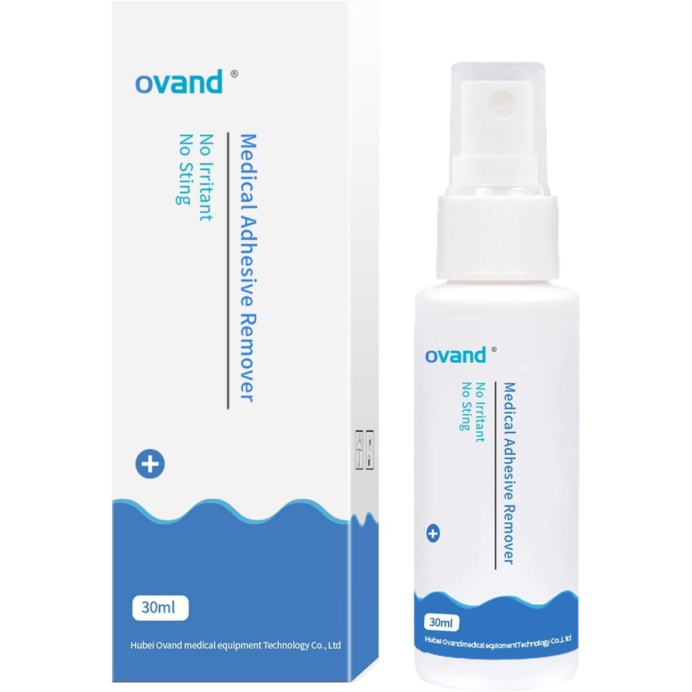 Ovand Medical Adhesive Remover Spray front view for ostomy care