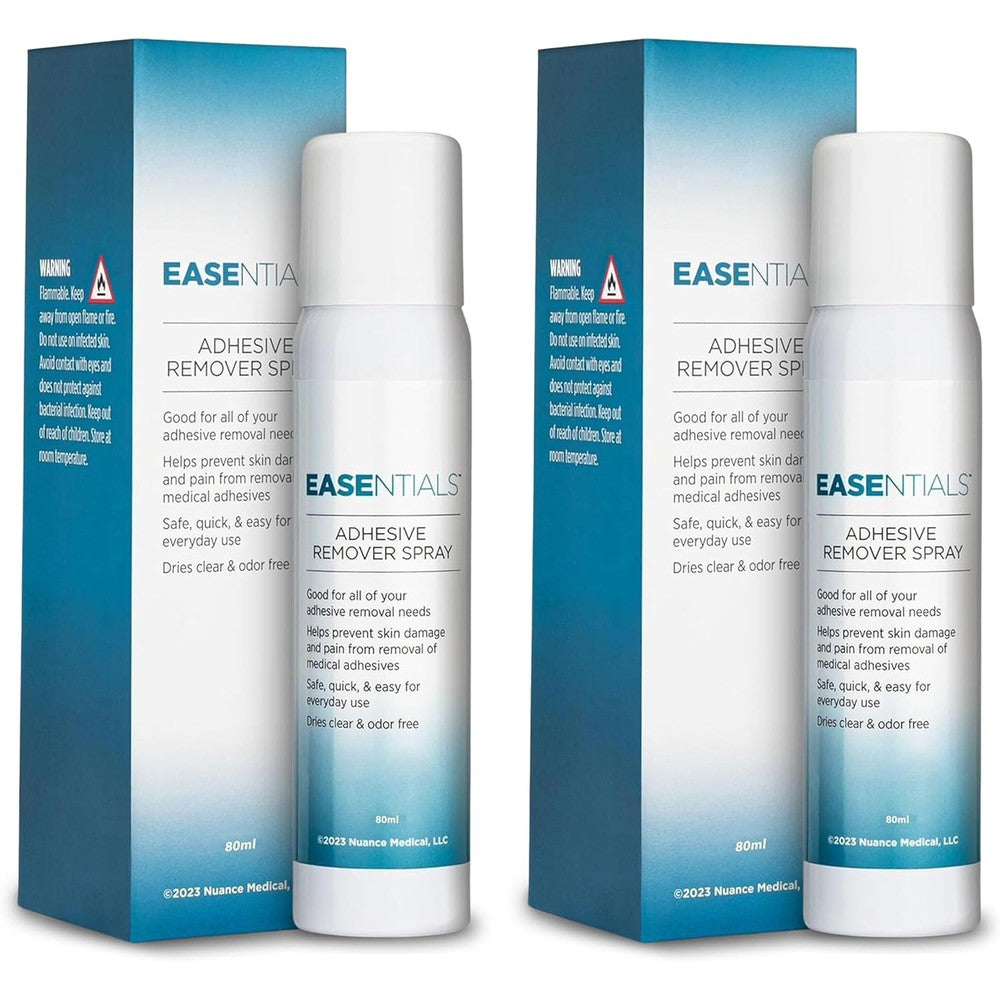 EASEntials Ultimate Medical Adhesive Remover Spray front view for painless bandage removal