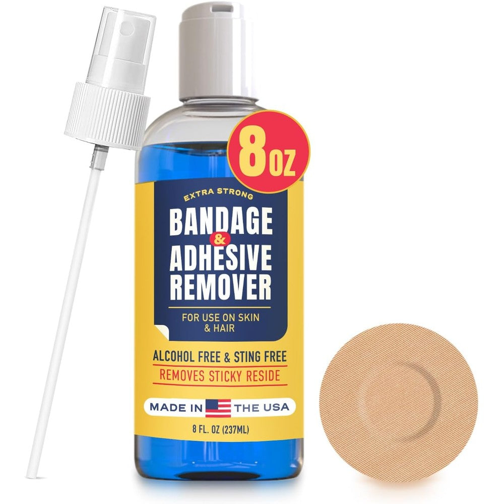 Berkland Sting-Free Adhesive Remover 8 Ounce front view medical spray.