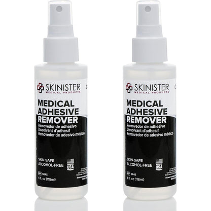 Skinister Medical Adhesive Remover 2 pack front view for ostomy care