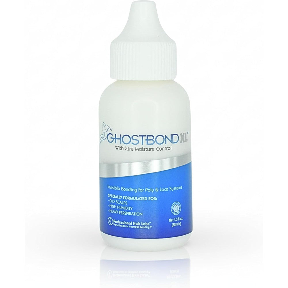 Professional Hair Labs Ghostbond XL hair replacement adhesive front view bottle