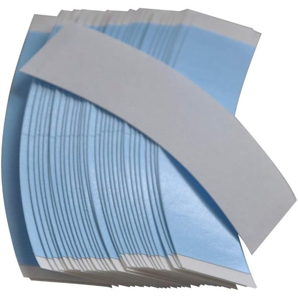 Coloryoung blue double sided waterproof lace wig adhesive tape strips front packaging view