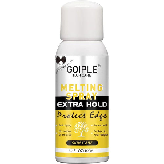 Wozutunt lace melting and holding spray front view showing glueless hair adhesive packaging