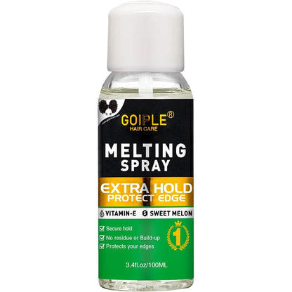 WOZUTUNT lace melting and holding spray front view bottle design