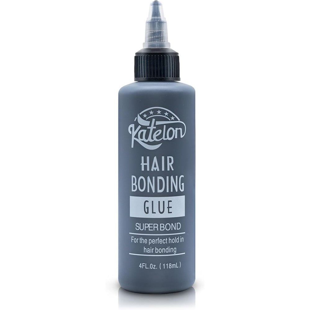 Goiple professional hair bonding glue front view showing four ounce bottle with precision nozzle.