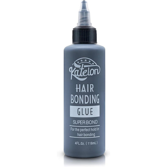 Goiple professional hair bonding glue front view showing four ounce bottle with precision nozzle.