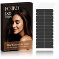 Fovko 180 pieces hair extension tape black front view