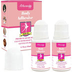 Warmify body glue roll-on two pack front view packaging