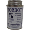 Torbot Liquid Bonding Cement 4 Ounce Can with brush applicator for ostomy care.